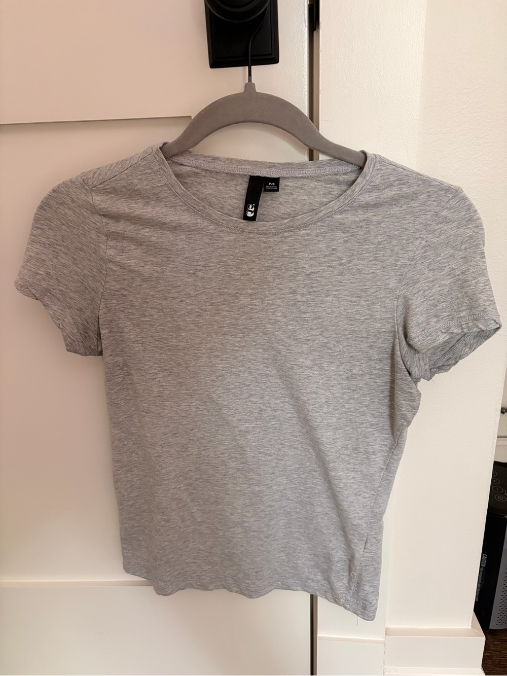 Garage Heather Gray Short Sleeve Crew Tee